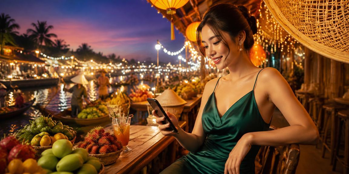 Người dùng vùng Mekong tham gia jackpot casino trực tuyến qua điện thoại